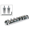 Boston B-200-C brug voor e-gitaar, roller bridge model, chroom, met studs