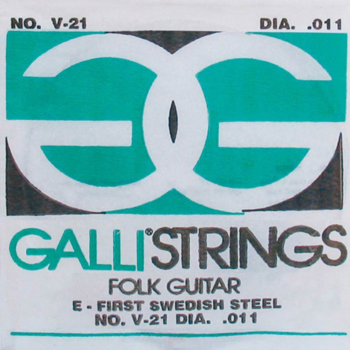 Galli V-021 E-1 snaar acoustic, 011, plain steel, ball-end