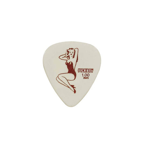 Pickboy GP766-100 1.00 mm. plectra met "queen"-design, 50-pack