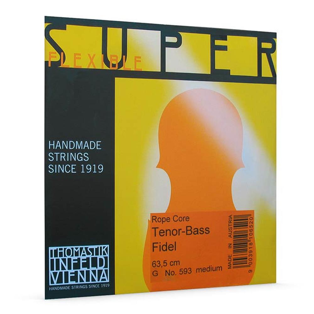 Thomastik Infeld TH-593 G-3 string for tenor/bass vielle fiddle , 63,5cm vibr rope core, chrome