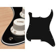 Boston ST-400-B pickguard, Stallion, no holes only screw holes , 4 ply, black