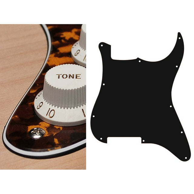 Boston ST-300-RY pickguard, Stallion, no holes only screw holes , 3 ply, tiger yellow