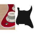 Boston ST-200-SRD pickguard, Stallion, no holes only screw holes , 2 ply, sparkling red