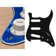 Boston ST-313-PBU pickguard, Stallion, standard, SSS, 3 pot holes, 3-5 switch, 3 ply, pearl blue