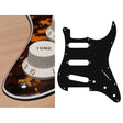 Boston ST-313-RY pickguard, Stallion, standard, SSS, 3 pot holes, 3-5 switch, 3 ply, tiger yellow