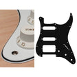 Boston ST-323-W pickguard, Stallion, SSH, 3 pot holes, 3-5 switch, 3 ply, white