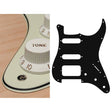 Boston ST-323-M pickguard, Stallion, SSH, 3 pot holes, 3-5 switch, 3 ply, mint green