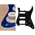 Boston ST-223-SBU pickguard, Stallion, SSH, 3 pot holes, 3-5 switch, 2 ply, sparkling blue