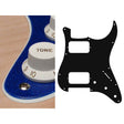 Boston ST-233-SBU pickguard, Stallion, HH, 3 pot holes, 3-5 switch, 2 ply, sparkling blue