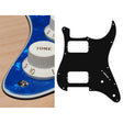 Boston ST-332-PBU pickguard, Stallion, HH, 2 pot holes, 3-5 switch, 3 ply, pearl blue