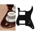 Boston ST-232-TBP pickguard, Stallion, HH, 2 pot holes, 3-5 switch, 2 ply, tortoise brown pearl