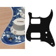 Boston ST-331-PV pickguard, Stallion, HH, 2 pot holes, toggle switch, 3 ply, pearl violet