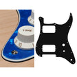 Boston ST-331-PBU pickguard, Stallion, HH, 2 pot holes, toggle switch, 3 ply, pearl blue