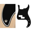 Boston PB-315-B pickguard, Puncher bass, standard, 3 ply, black