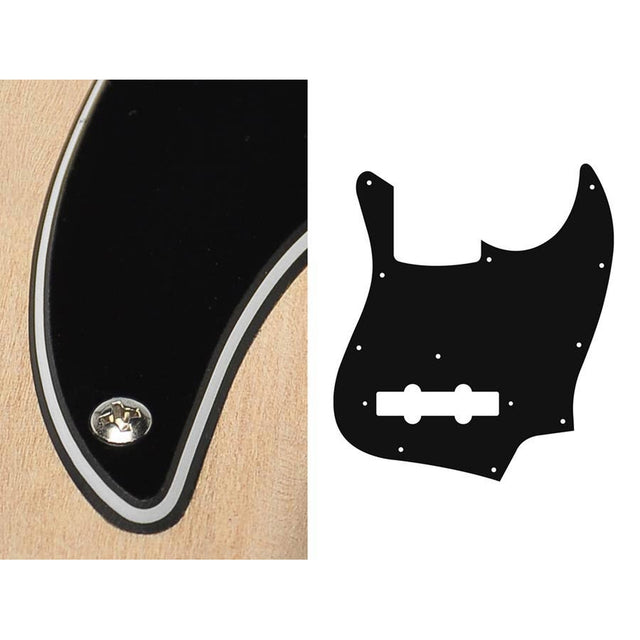 Boston JB-310-B pickguard, Jocker bass, standard, 3 ply, black