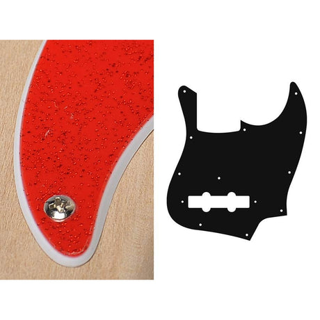 Boston JB-210-SRD pickguard, Jocker bass, standard, 2 ply, sparkling red