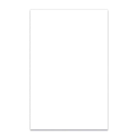 Boston PG-134-W pickguard material, 1 ply, 45x29cm, white