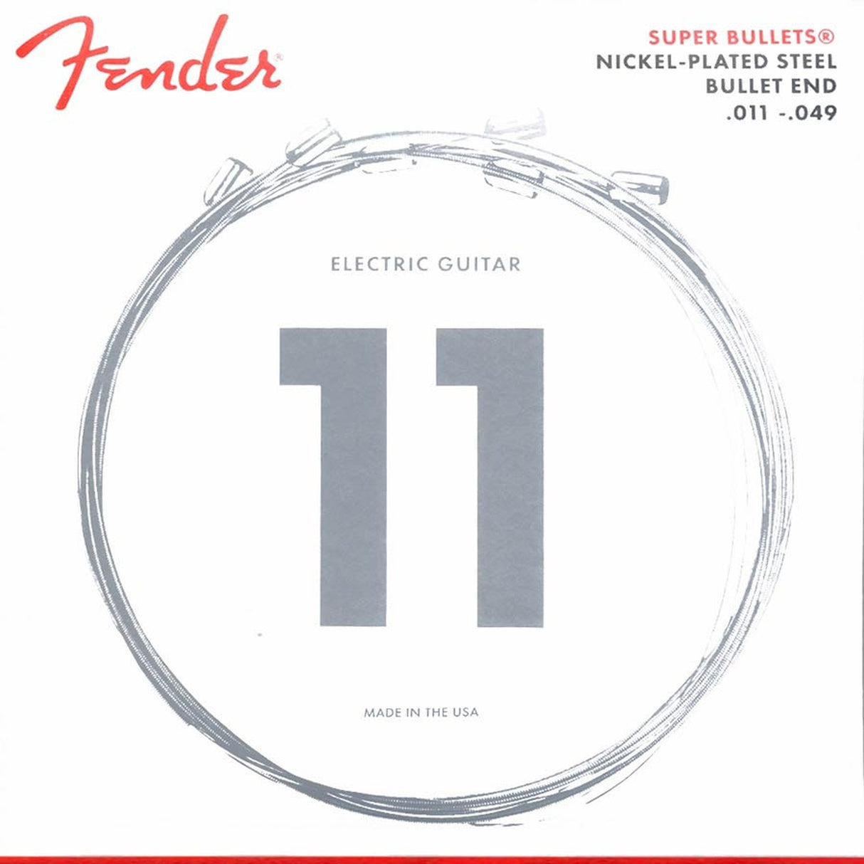 Fender F-3250M snaren set elektrisch, nickel roundwound, medium, 011-014-018-028-038-049