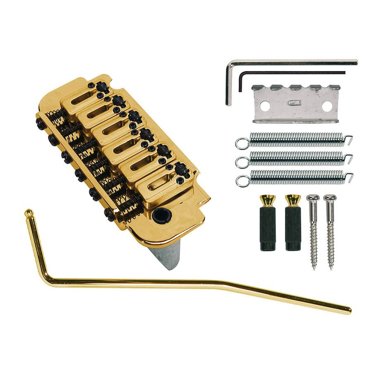 Boston T-350-G tremolo Stallion, pitch 10,8mm, with 2 studs, roller saddles, gold