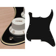 Boston ST-300-BC pickguard, Stallion, no holes only screw holes , 3 ply, black and cream