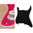 Boston ST-200-PP pickguard, Stallion, no holes only screw holes , 2 ply, pearl pink