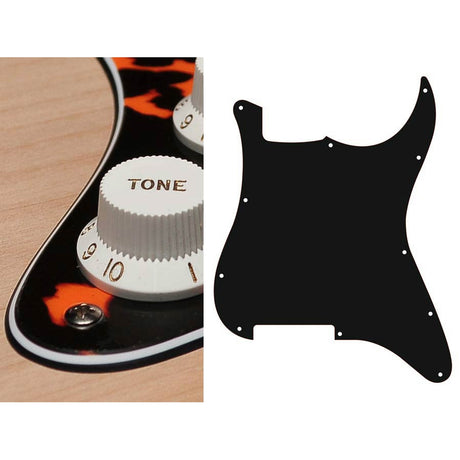 Boston ST-300-WCO pickguard, Stallion, no holes only screw holes , 3 ply, wild cat orange