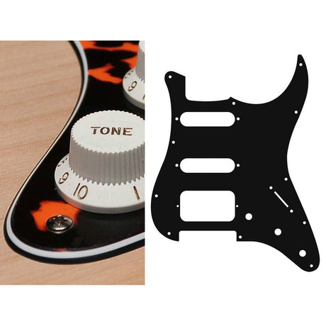 Boston ST-323-WCO pickguard, Stallion, SSH, 3 pot holes, 3-5 switch, 3 ply, wild cat orange