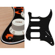 Boston ST-322-WCO pickguard, Stallion, SSH, 2 pot holes, 3-5 switch, 3 ply, wild cat orange