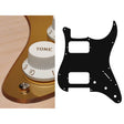 Boston ST-233-MG pickguard, Stallion, HH, 3 pot holes, 3-5 switch, 2 ply, mirror gold