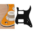 Boston ST-332-PY pickguard, Stallion, HH, 2 pot holes, 3-5 switch, 3 ply, pearl yellow