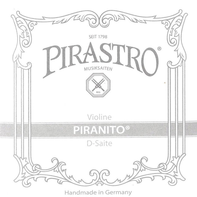 Pirastro P615300 violin string D-3 medium, steel core, chrome steel