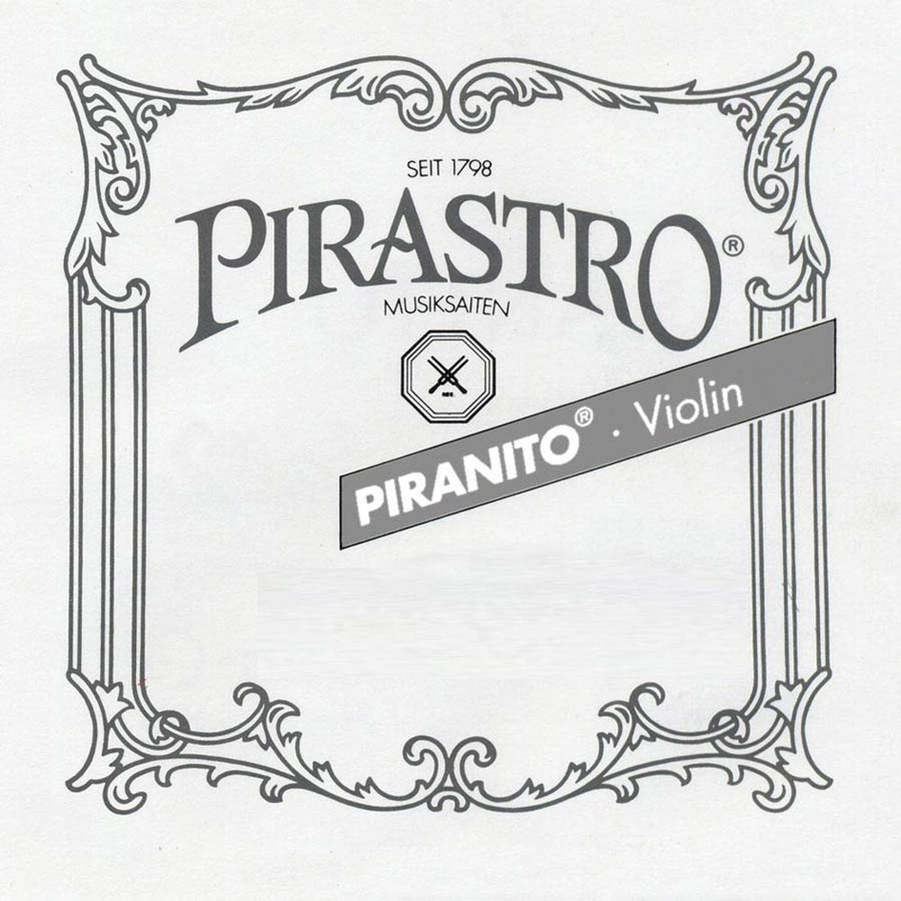 Pirastro P615360 violin string D-3 1/4+1/8, medium, steel core, chrome steel