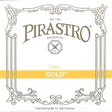 Pirastro P235200 cello string D-2 gut core, aluminum