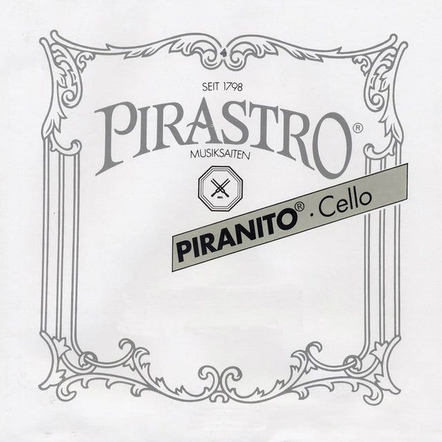 Pirastro P635240 cello string D-2 3/4-1/2, steel core, chrome steel