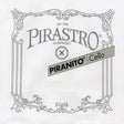 Pirastro P635260 cello string D-2 1/4-1/8, steel core, chrome steel