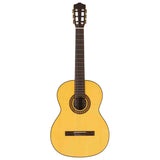 Salvador Cortez CS-25 – Klassieke gitaar met massief spruce bovenblad en mutenyé zij- en achterkant