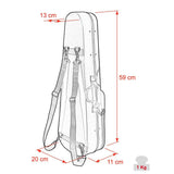 Leonardo VC-1318-BK Elementary Series vioolkoffer gevormd 1/8 zwart
