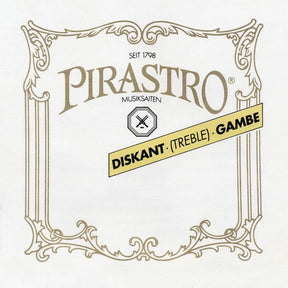 Pirastro P254520 treble-gamba string G-5 16 1/2 , gut core, silver