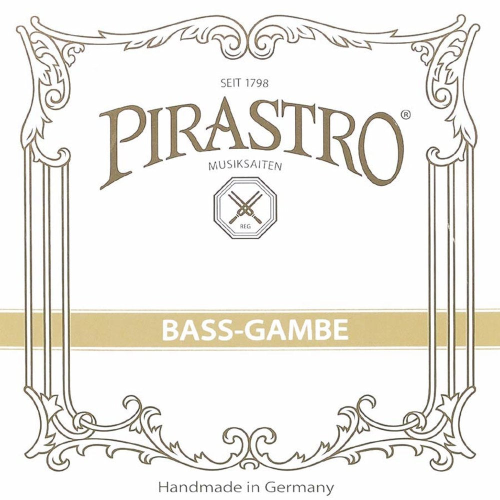 Pirastro P257520 bass tenor -gamba string G-5 24 1/2 , gut core, silver-plated