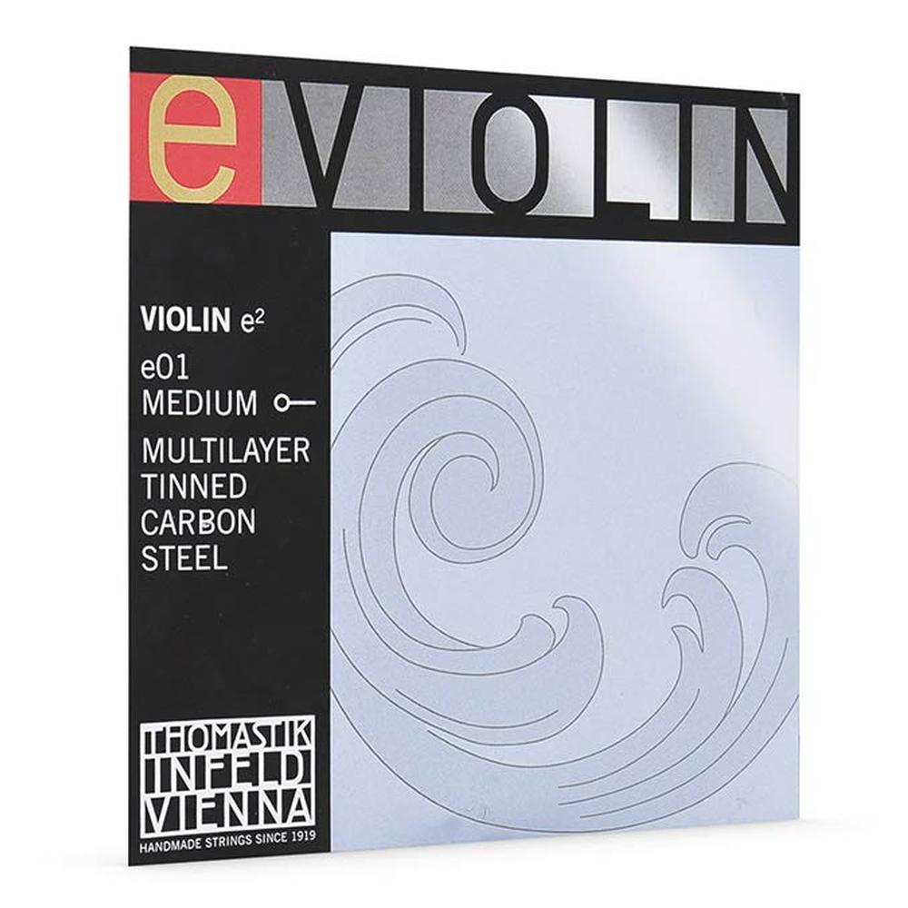 Thomastik Infeld TH-01M violin string E-1 4/4 medium, multilayer tinned carbon steel