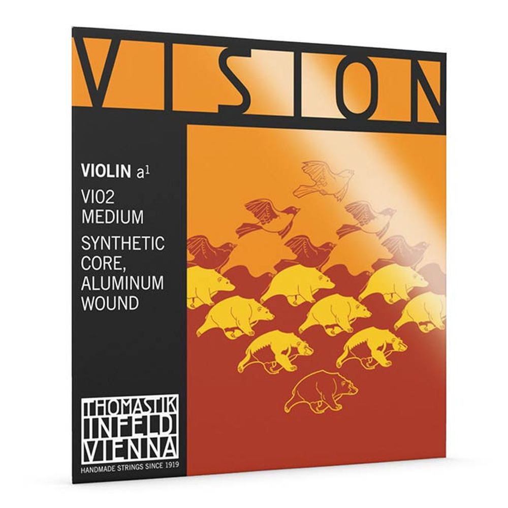 Thomastik Infeld VI-02 violin string A-2 4/4 medium, synthetic core, aluminum wound