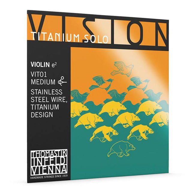 Thomastik Infeld VIT-01 violin string E-1 4/4, stainless steel, titanium design tm