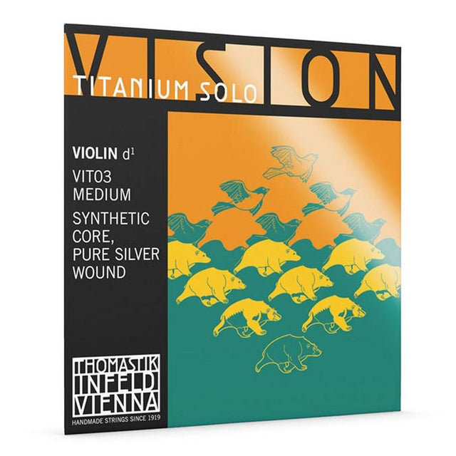 Thomastik Infeld VIT-03 violin string D-3 4/4, synthetic core, silver wound