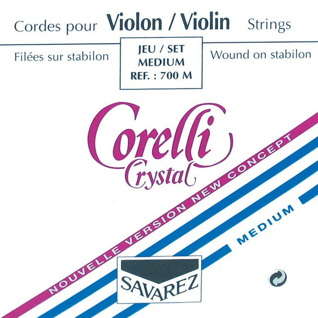 Corelli CO-700-M violin string set 4/4, medium, consists of CO-701-M, CO-702-M, CO-703-M and CO-704-M