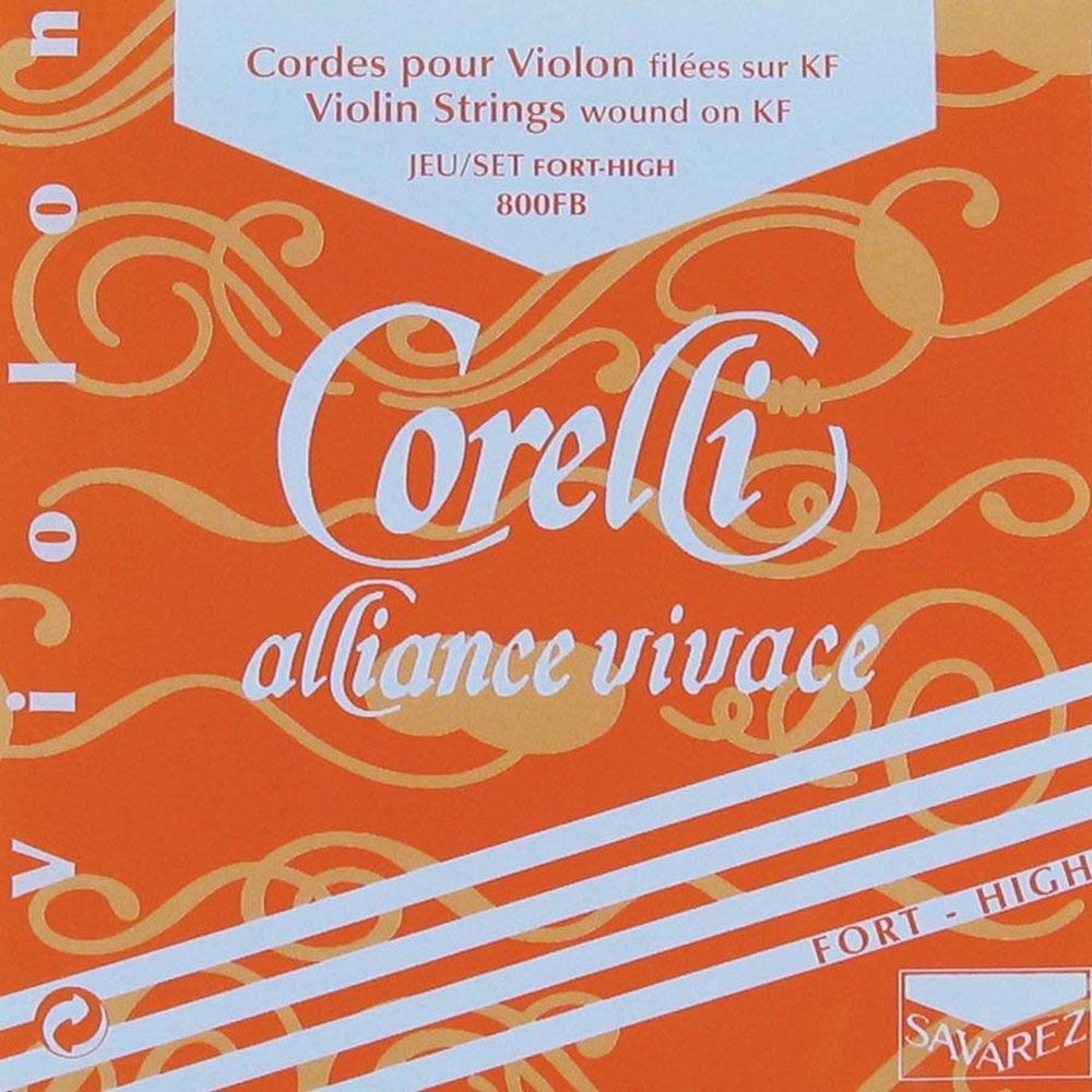 Corelli CO-800-FB violin string set 4/4, heavy, consists of CO-821-F, CO-802-F, CO-803-F and CO-804-F