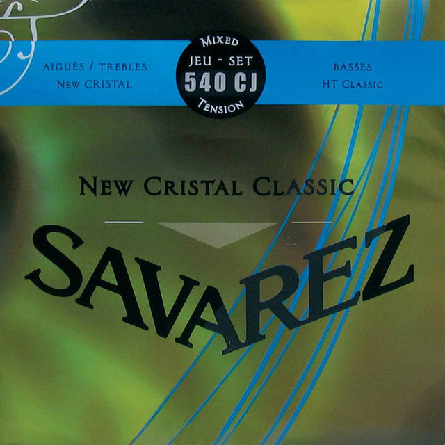 Savarez 540-CJ snaren set classic, New Cristal trebles, silverwound HT classic basses, hard tension