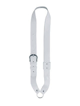 Boston JB-10 Bandelier voor kleine trom (kindermodel), leder, wit 140 cm x 4 cm