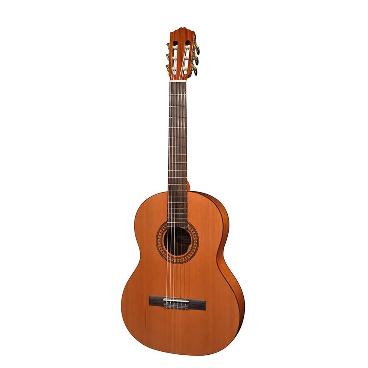 Salvador Cortez CC-22-SN klassieke gitaar, 7/8 senorita model, massief ceder top, sapele b&s, hoogglans, 628mm