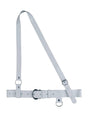 Boston JK10W Koppel, junior model, leder, wit