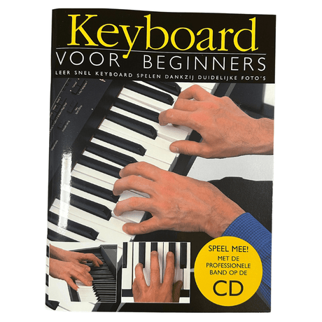 In A Box Keyboard en piano lespakket leerboeken en DVD met hoofdtelefoon